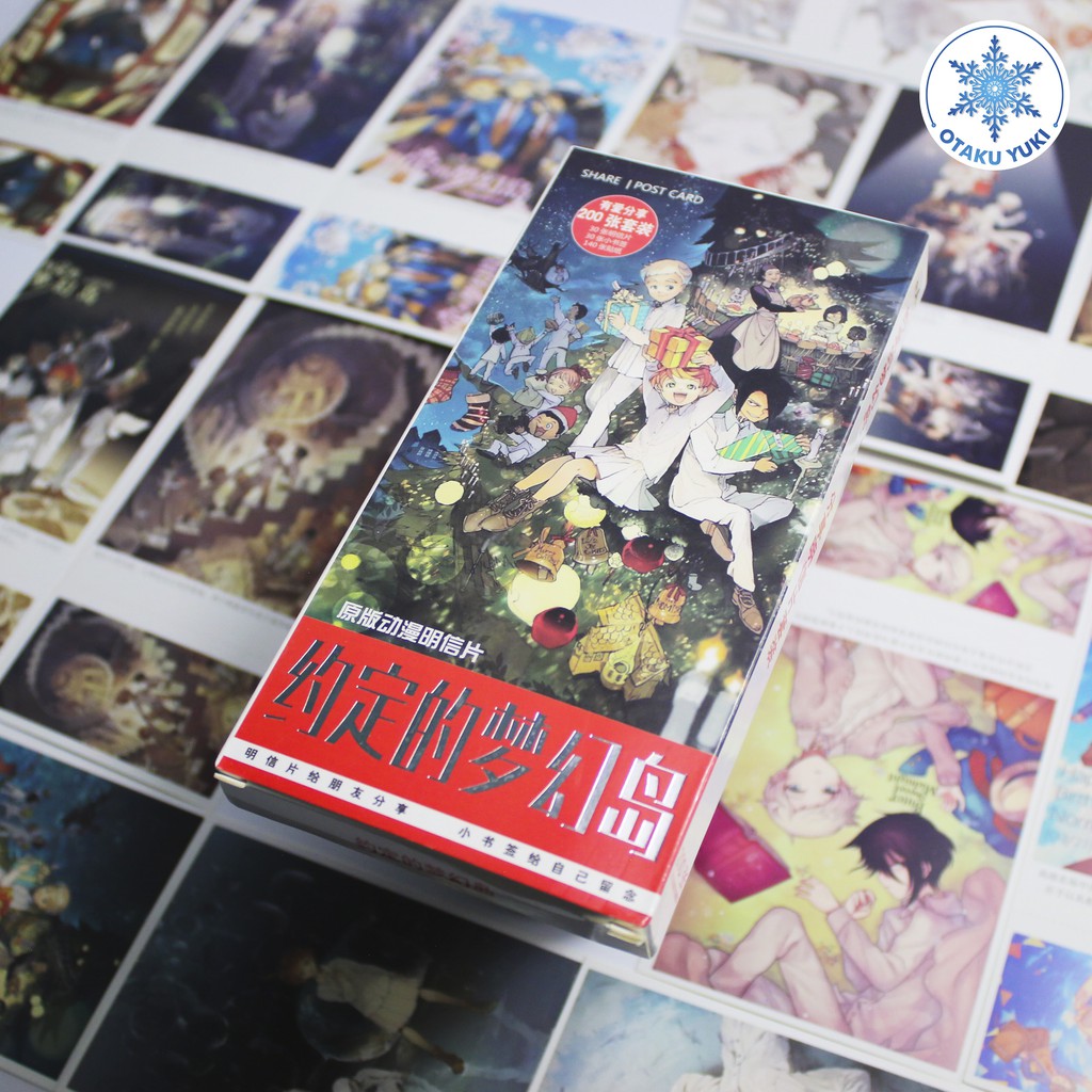 Bưu Thiếp Postcard Yakusoku No Neverland Miền Đất Hứa