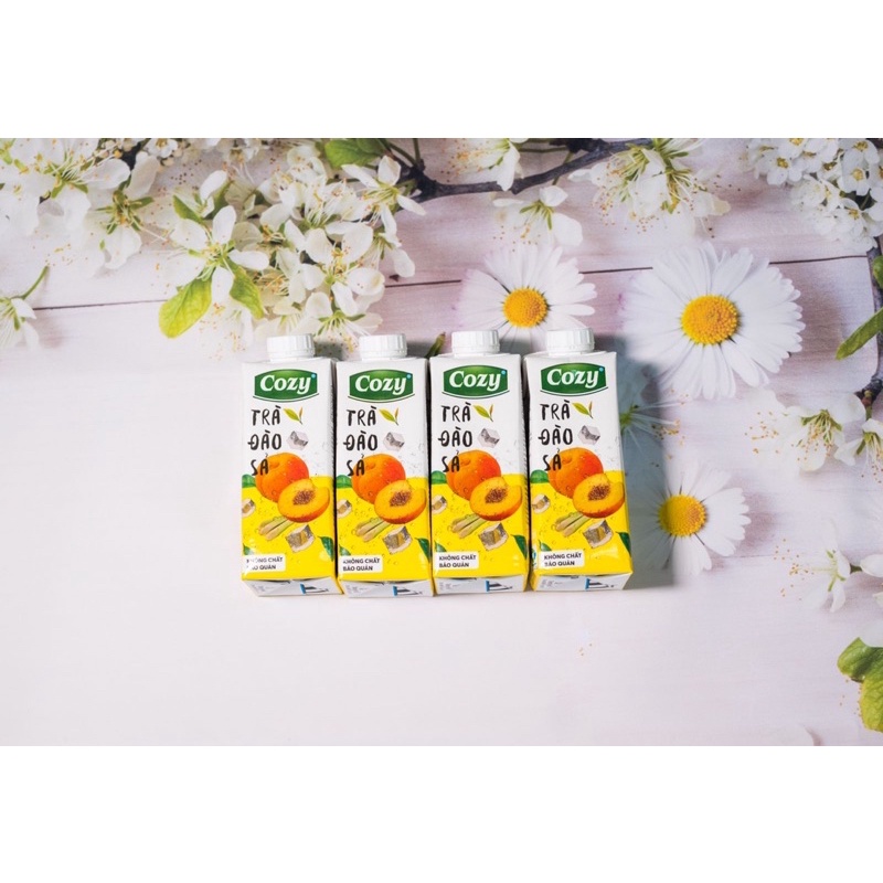 Lốc 4 hộp Trà Cozy vị Đào Sả , Vải | BigBuy360 - bigbuy360.vn