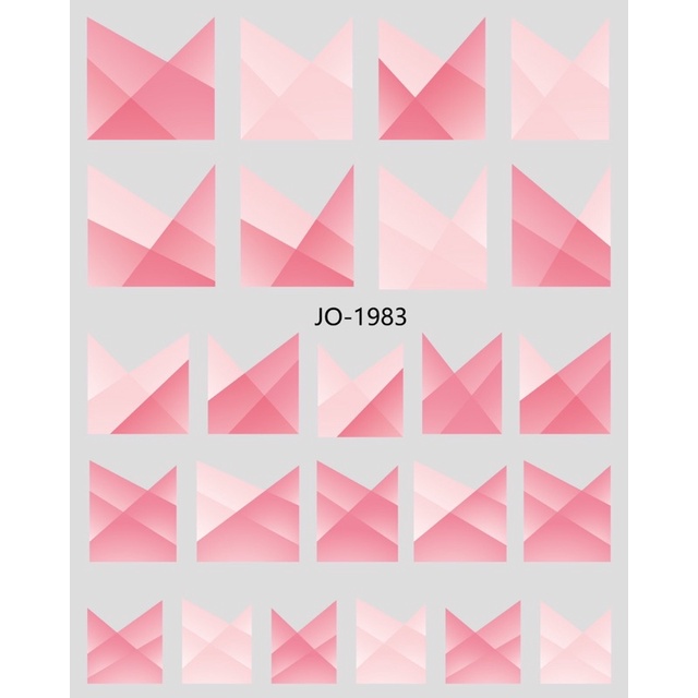 Sticker 3d dán móng tay nail mẫu mới