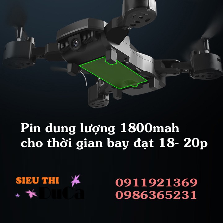 Flycam HDRC D8 Wifi Camera 720p mới