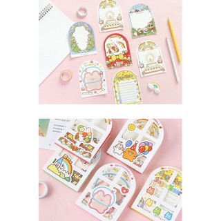 🍄Giấy note hình thỏ béo,giấy ghi chú
