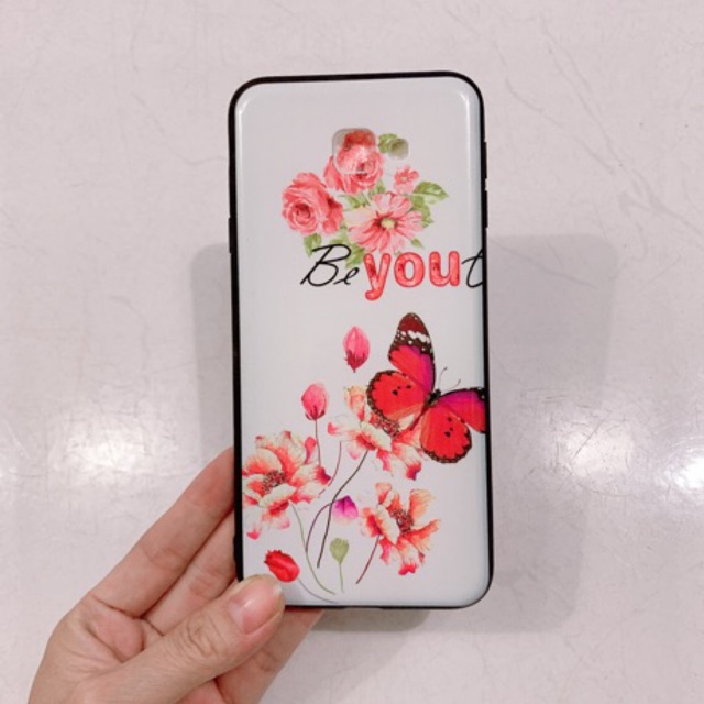 Ốp lưng sam sung J4+,J4 Plus, J4 Coẻ bướmm đỏ