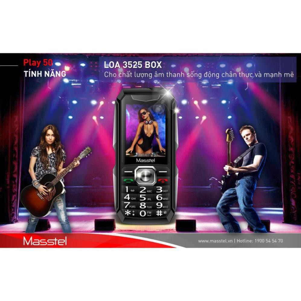 Điện Thoại Masstel Play 50 Loa khủng - Pin siêu khủng  3000mah sản phẩm mới - bảo hành 12  thang. | BigBuy360 - bigbuy360.vn
