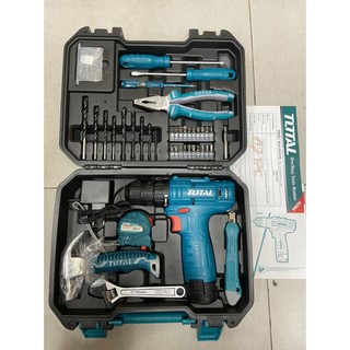 Bộ 81 món máy khoan pin total 12V THKTHP10812