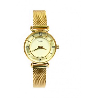 Đồng Hồ Nữ Julius JA-728C Dây Thép Vàng