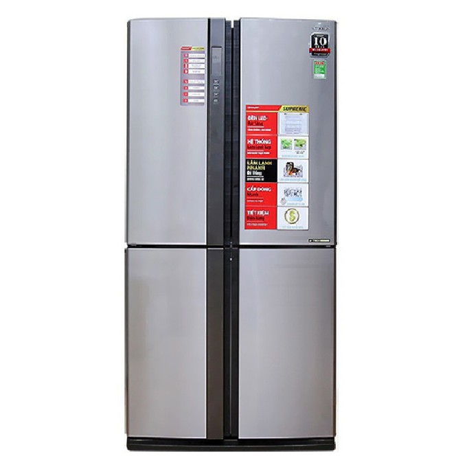 Tủ lạnh 4 cánh Sharp SJ-FX630V-ST - 626 Lít