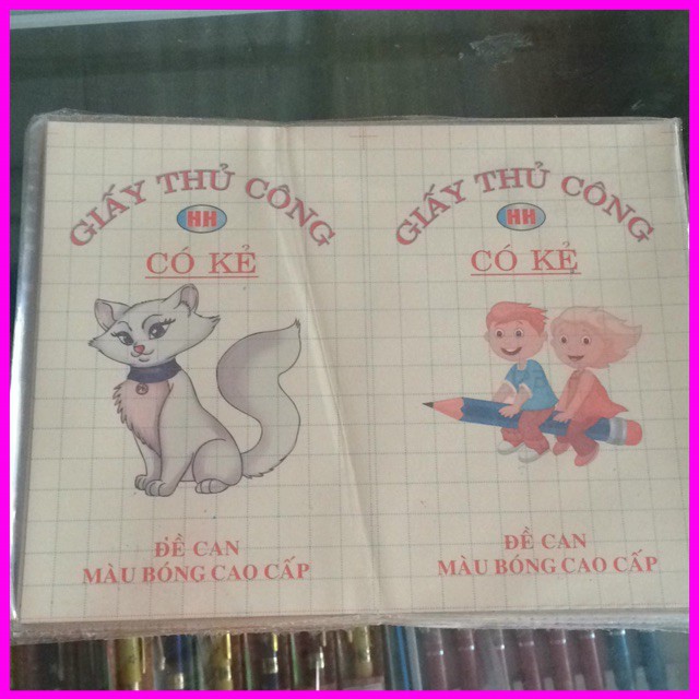 Giấy Thủ Công Có Dính Sẵn
