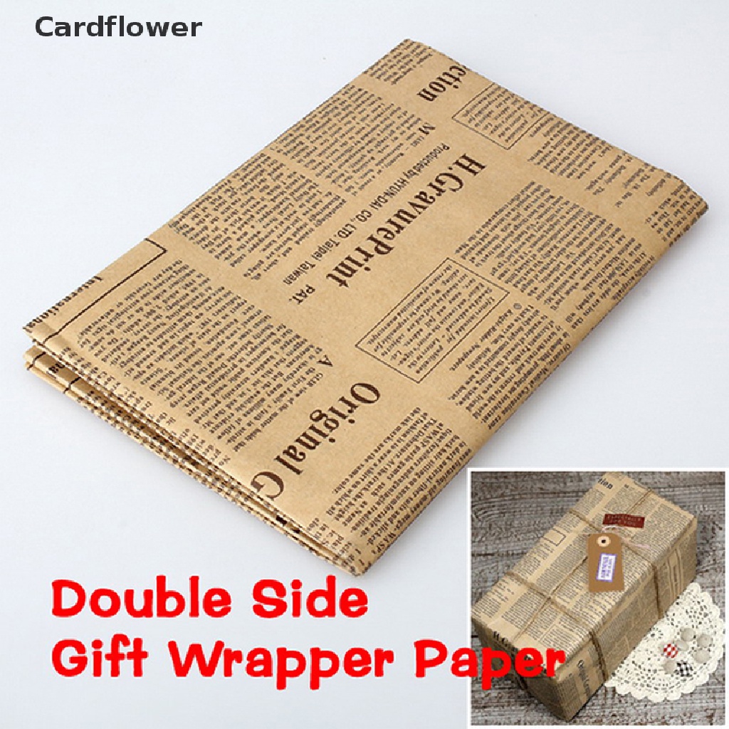 Giấy gói quà hai mặt phong cách vintage chất lượng cao