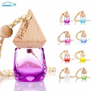 Chai nước hoa xe hơi Trang trí xe hơi Chai thủy tinh rỗng treo Phụ kiện xe hơi