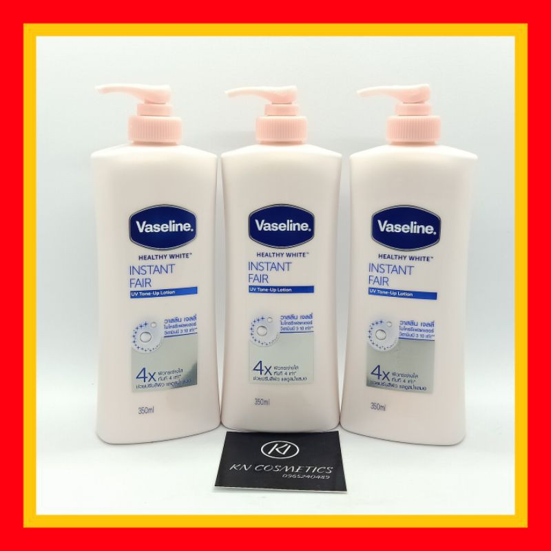 [ DƯỠNG THỂ ] -Dưỡng Thể Vaseline Healthy White Instant Fair 4X Thái Lan 350ml