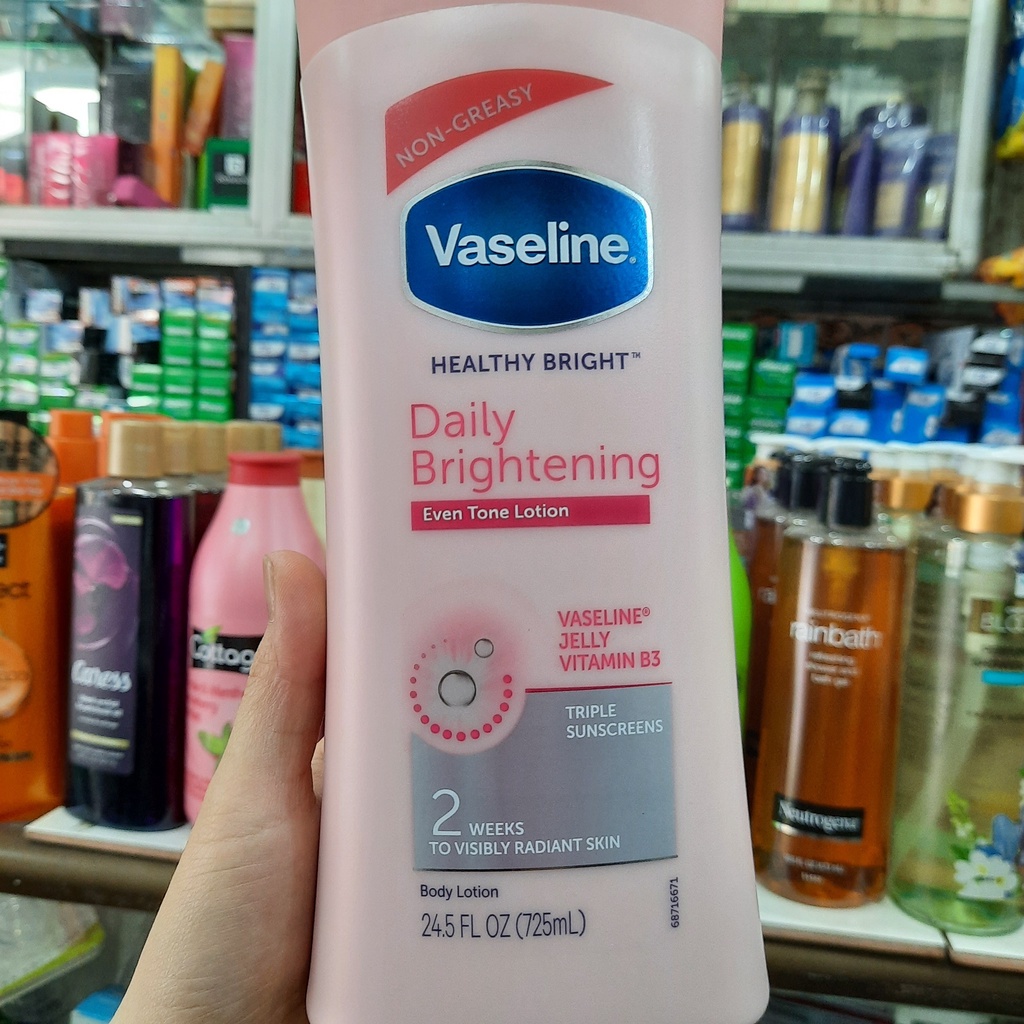 Lotion dưỡng thể trắng da Vaseline Healthy White UV Lightening 725mL