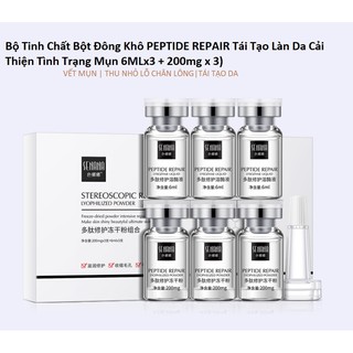 Bộ Tinh Chất Bột Đông Khô PEPTIDE REPAIR Tái Tạo Làn Da Cải Thiện Tình Trạng Mụn