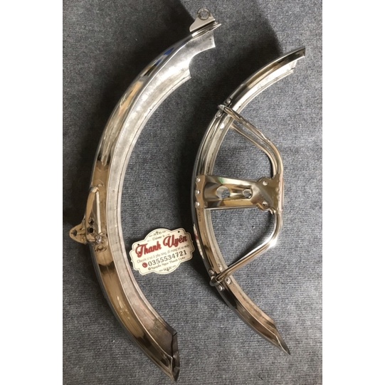 BỘ DÈ TRƯỚC SAU XE 67+68 INOX 304 DÀY DẶN