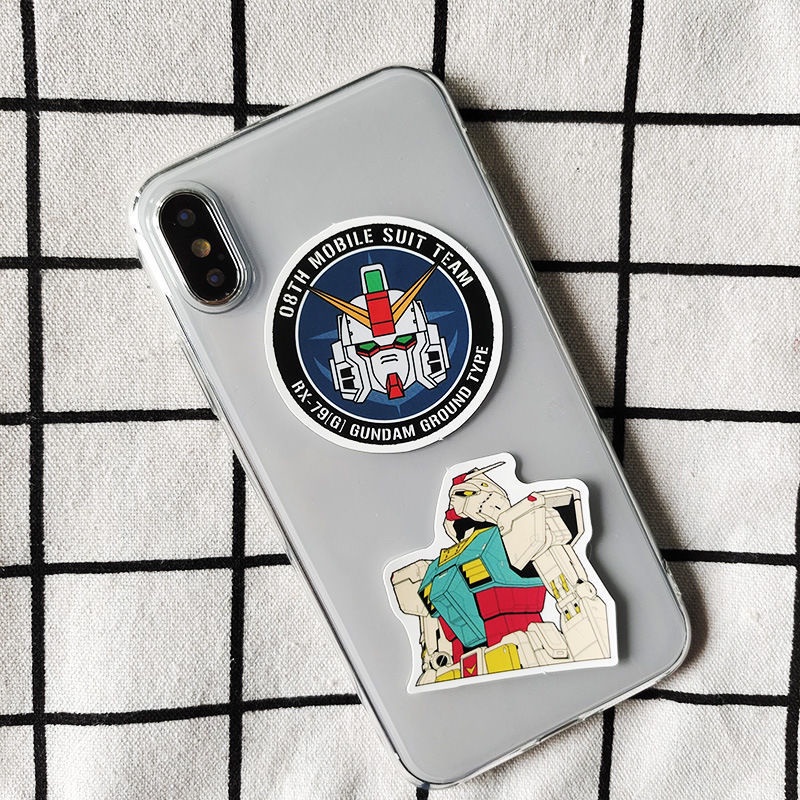 50 Cái Gundam | Anime Sticker laptop trang trí trên tường