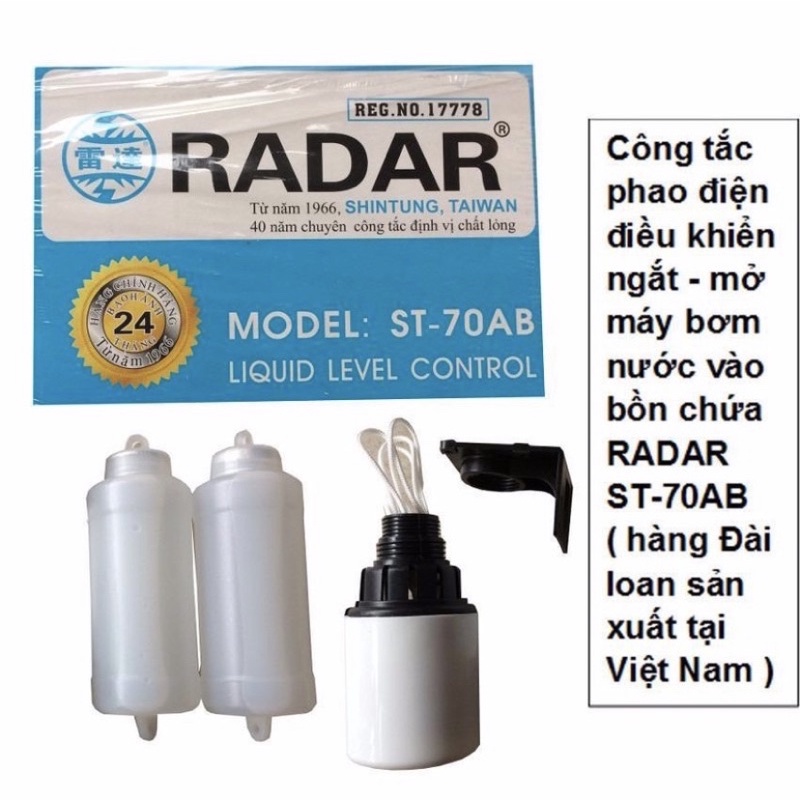 PHAO ĐIỆN RADAR (TẶNG KÈM 1 CUỒN CAO SU NON)