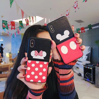 Ốp Điện Thoại In Hình Chuột Mickey / Minnie Xinh Xắn Cho Iphonexs Max Xr I 8 I 7 I 6 6s Plus