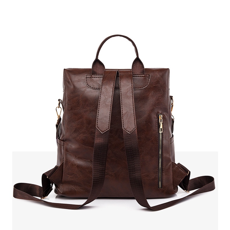 Balo vải da Chuwanglin thời trang phong cách vintage cao cấp