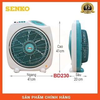 Quạt hộp SENKO BD230 (màu giao ngẫu nhiên)