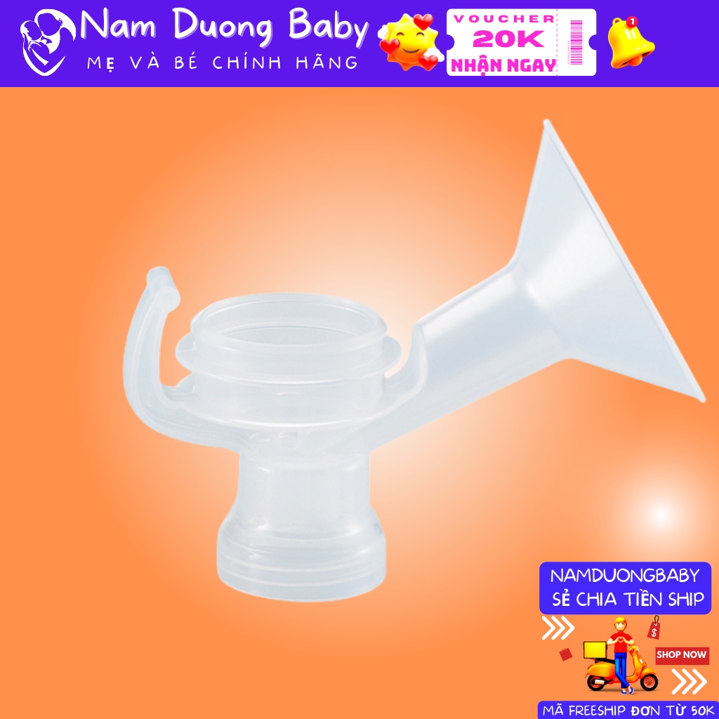 Phễu hút sữa cho máy hút sữa điện Unimom size 24mm -27mm | Đệm hạ size phễu Maymom 17mm- 19mm-21mm