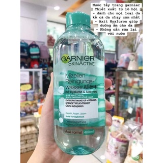 (gom sale20%) mẫu mới 2021 nước tẩy trang Garnier lô hội Đức