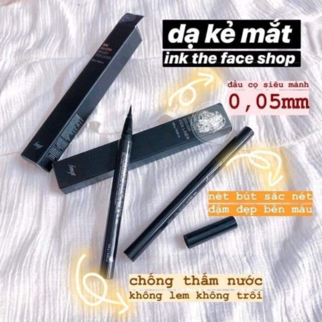 Bút Kẻ Mắt Nước the face shop Ink Graffi Brush Pen Liner 0.5g