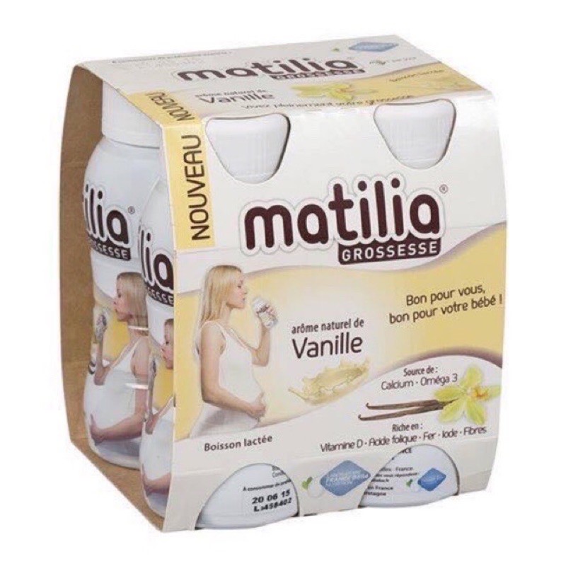 Sữa bầu Matilia Pháp đủ vị (4h*200 gram) 10/12 -2022