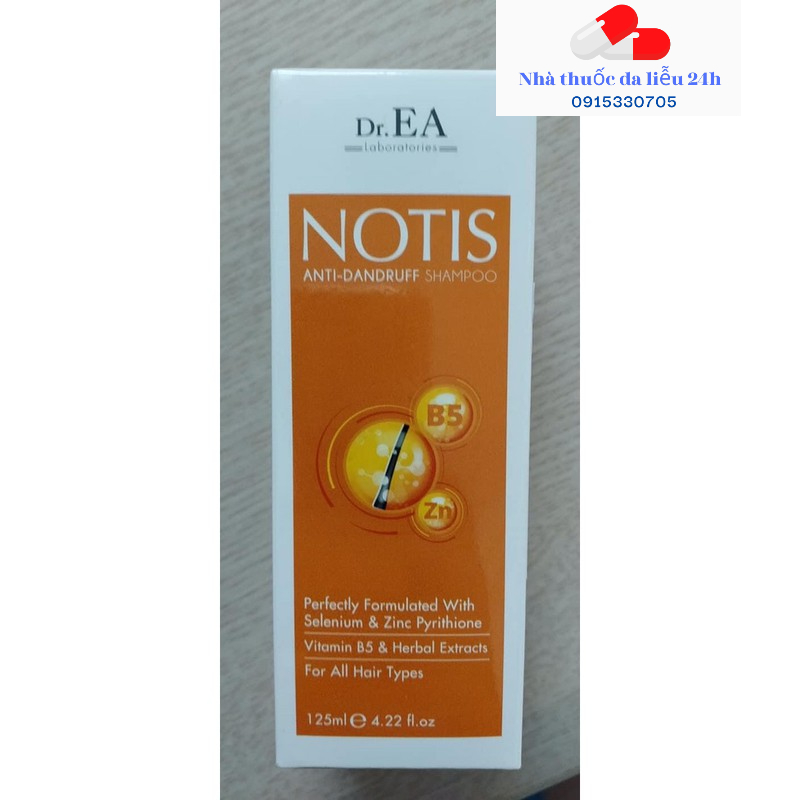 DẦU GỘI DR.EA NOTIS ANTI DANDRUFF SHAMPOO 125ML