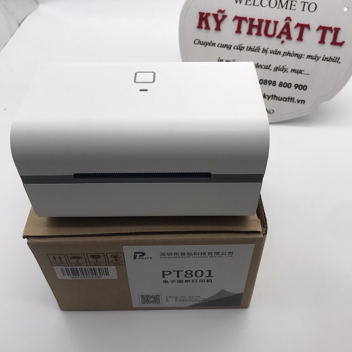 Máy in đơn hàng TMĐT PUTY PT-801B in phiếu giao hàng tem vận chuyển bằng công nghệ in nhiệt không dùng mực