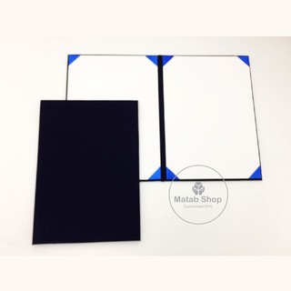 Bìa ký kết kẹp bằng khen A4 chất liệu nhung mã N1-N12 Matab Shop dùng đựng hợp đồng chứng nhận