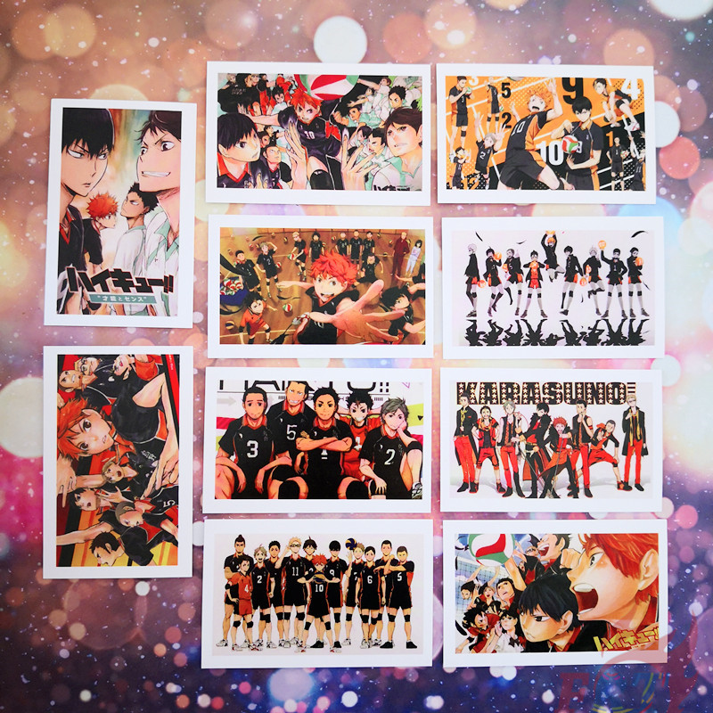 30Pcs/Box ✪ Haikyuu!! - Anime Lomo Card ✪ 5.5cm*8.8cm Mini Postcard Fans Gift Fans Collections