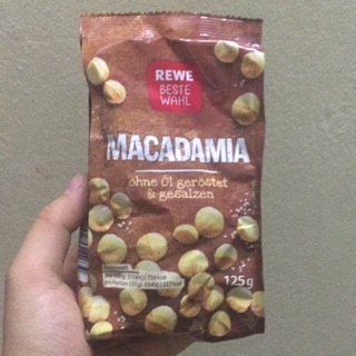Hạt Macca REWE Đức sấy 125g