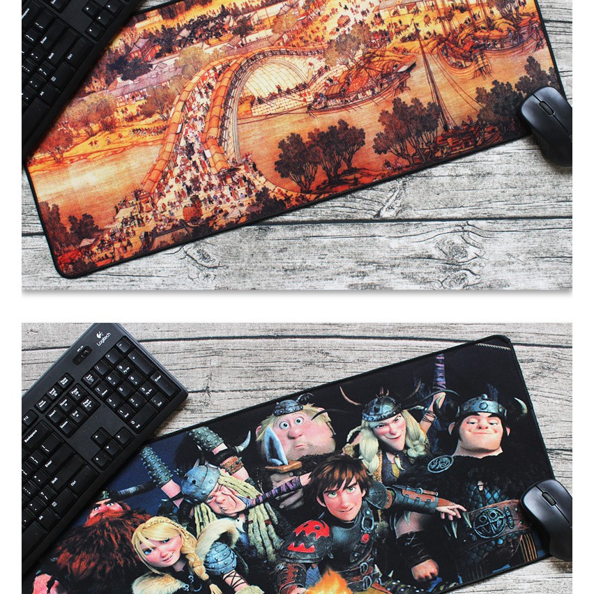 Tấm lót chuột và bàn phím chơi game S10-Loại Mousepad Speed