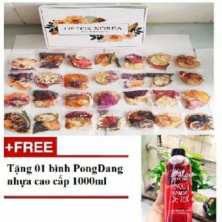 Detox hoa quả giảm cân 30gói( tặng bình pong dang 1L kèm túi)
