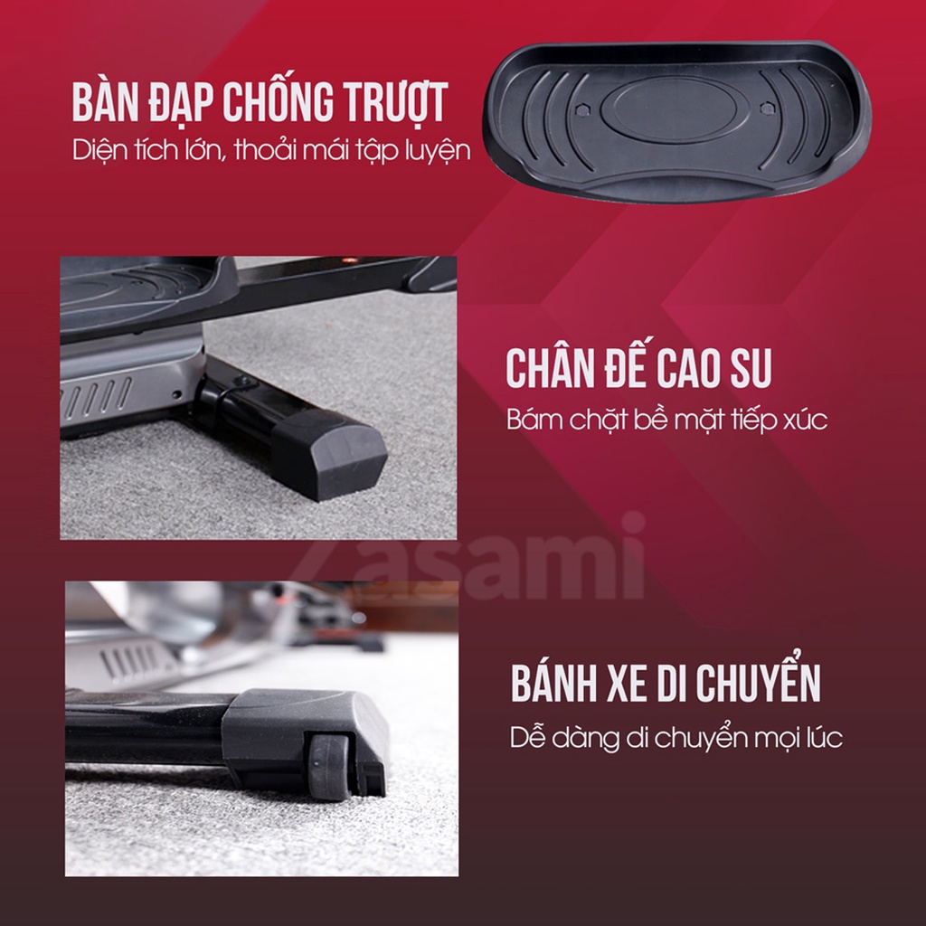 Xe Đạp Tập Thể Dục ZASAMI KZ-606EA Kháng Lực 8 cấp độ bảo hành 1 đổi 1 trong vòng 7 ngày