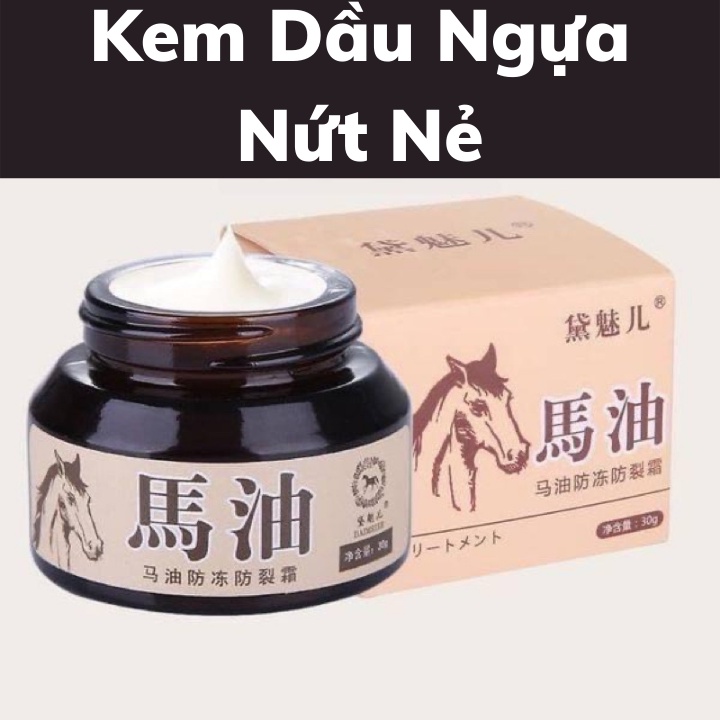 Kem Dầu Ngựa  HIỆU QUẢChuyên Nứt Nẻ Gót Chân , Á Sừng , Bong Chóc Da , Hanh Khô