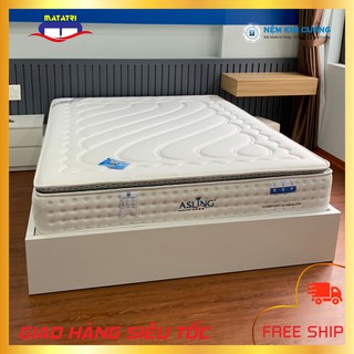 Đệm lò xo 4 sao túi độc lập chính hãng kim cương asling 4 sao cao 28 cm.