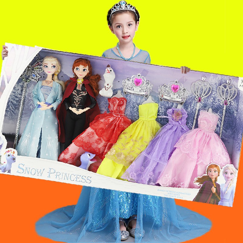 Búp Bê Barbie Hình Công Chúa Elsa Trong Phim Frozen Dễ Thương Cho Bé