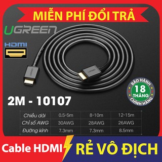Cáp HDMI Ugreen 10107