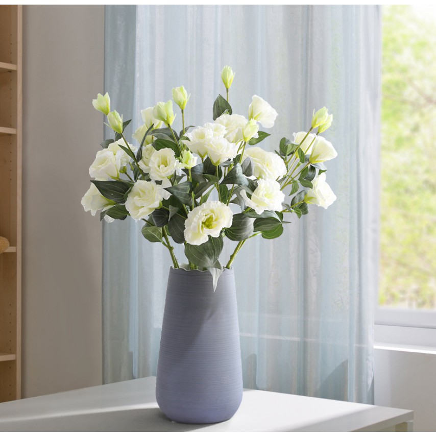 Hoa giả đẹp 🌺 𝐅𝐑𝐄𝐄𝐒𝐇𝐈𝐏🌺 Hoa lụa Cát tường để bàn trang trí đẹp cao cấp giống thật 90%
