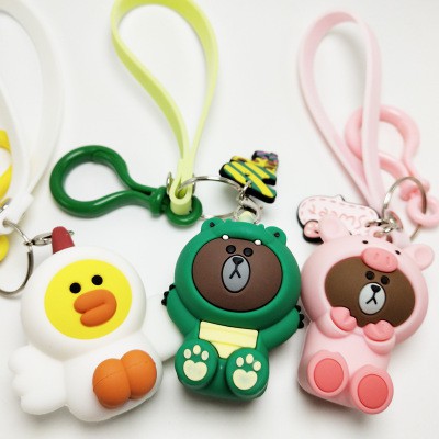 Móc khóa line friends mẫu 2