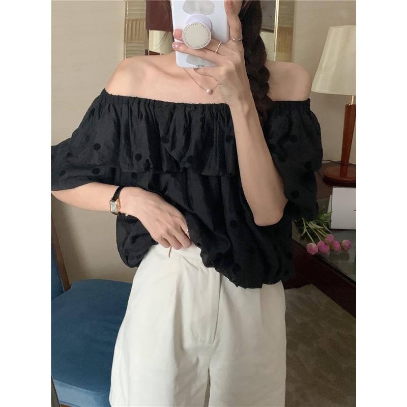 Áo Sơ Mi Tencel Chấm Bi Lãng Mạn 52583