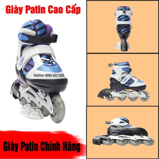 Combo Giày trượt patin thể thao cao cấp + Bộ bảo hộ (chân,tay,mũ)