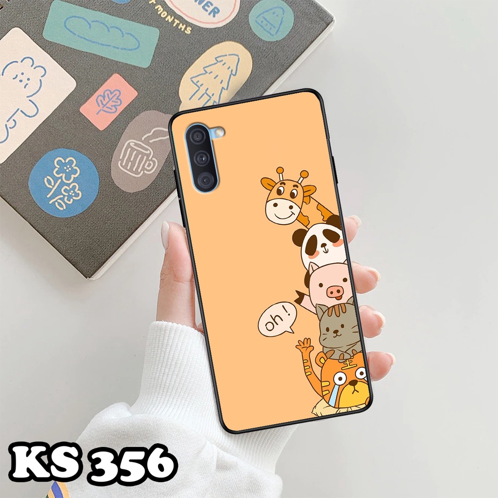 Ốp lưng Samsung A11 - Samsung M11 - Ốp in hình Cat&amp;Bear đáng yêu - Chất liệu TPU siêu bền, bảo vệ máy