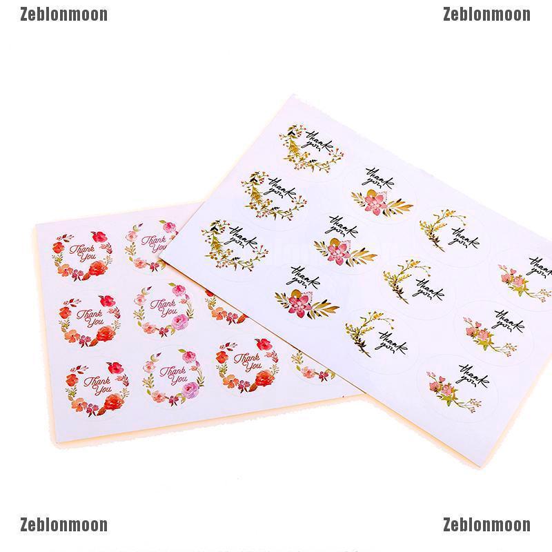 & Moon 120 Nhãn Dán Đóng Gói Cảm Ơn