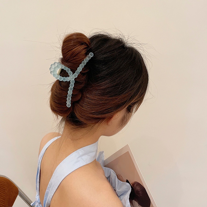 Kẹp Càng Cua Tạo Kiểu Tóc Đuôi Ngựa Bằng Nhựa Acrylic