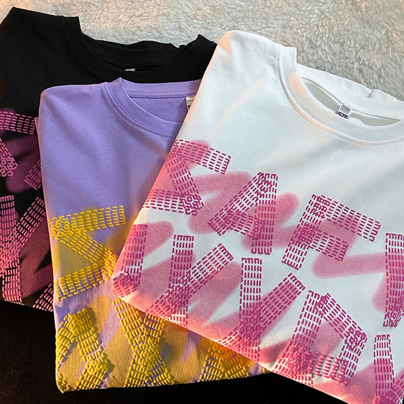 Áo thun unisex NRVP cổ tròn tay ngắn phong cách Hàn Quốc thời trang mùa hè 2022