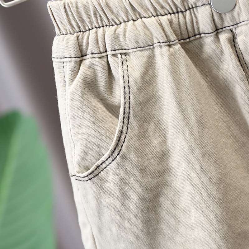Quần Dài Thiết Kế Giản Dị Phong Cách Hàn Quốc Dành Cho Bé Trai