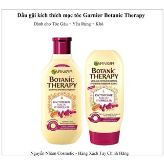 Gội Xả Garnier kích thích mọc tóc, giảm rụng tóc