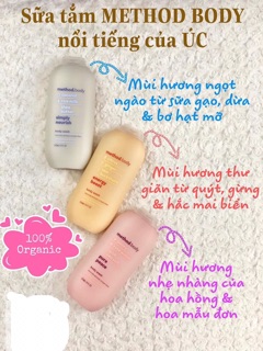 🌸SỮA TẮM ORGANIC METHOD BODY ÚC 🌸