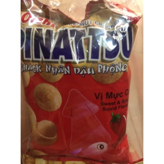 10 gói Snack đậu phộng Pinattsu